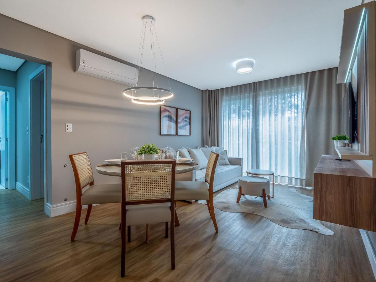 Alpes Da Montanha 203 - Ap Novo Junto Ao Centro De Gramado + Garagem Apartment ภายนอก รูปภาพ