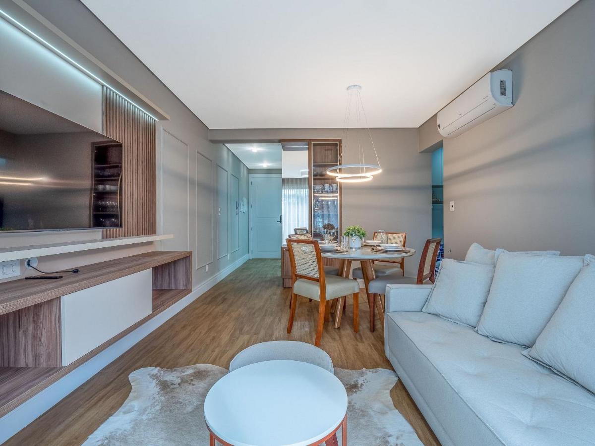 Alpes Da Montanha 203 - Ap Novo Junto Ao Centro De Gramado + Garagem Apartment ภายนอก รูปภาพ