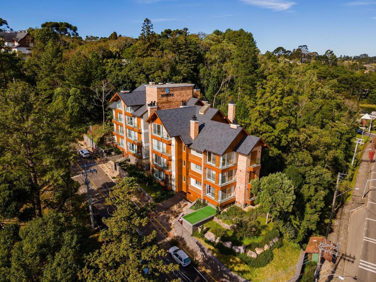 Alpes Da Montanha 203 - Ap Novo Junto Ao Centro De Gramado + Garagem Apartment ภายนอก รูปภาพ