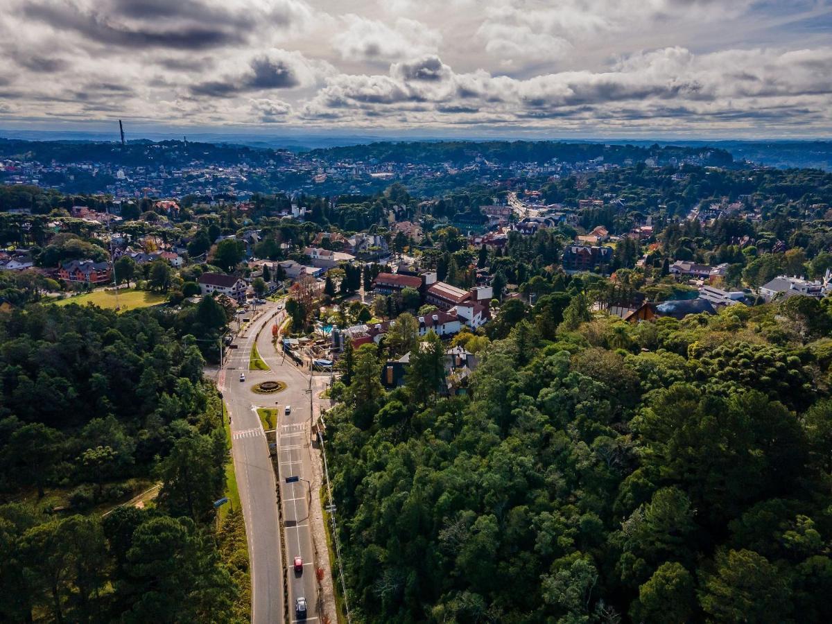 Alpes Da Montanha 203 - Ap Novo Junto Ao Centro De Gramado + Garagem Apartment ภายนอก รูปภาพ